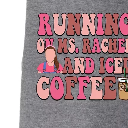 Mom Running On Ms Rachel And Iced Coffee Doggie 3-End Fleece Hoodie