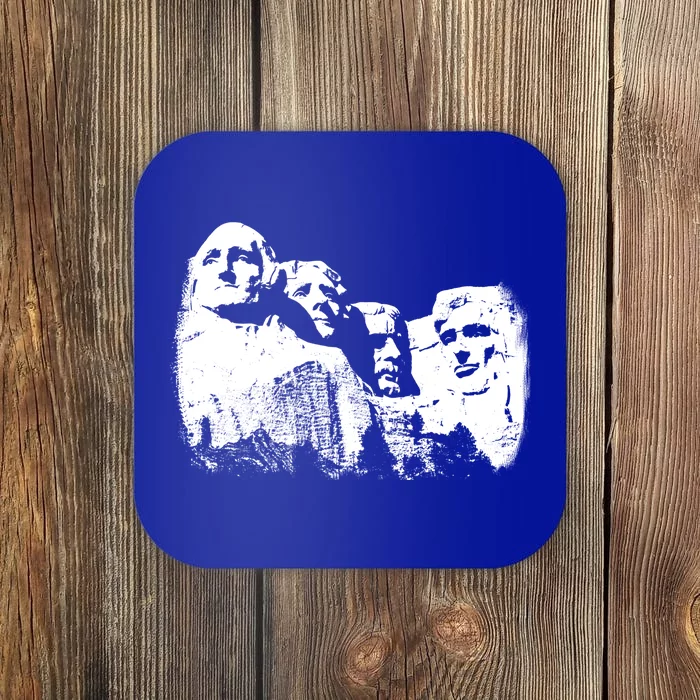 Mount Rushmore Presidents Sculpture Funny Gift Coaster