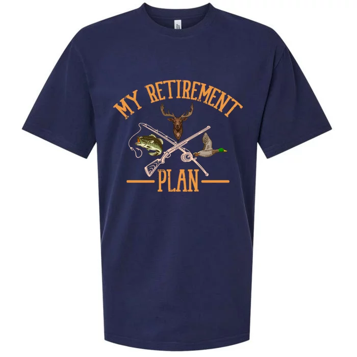 My Retiret Plan Hunting Deer Hunt Target Shooting Buck Gift Sueded Cloud Jersey T-Shirt