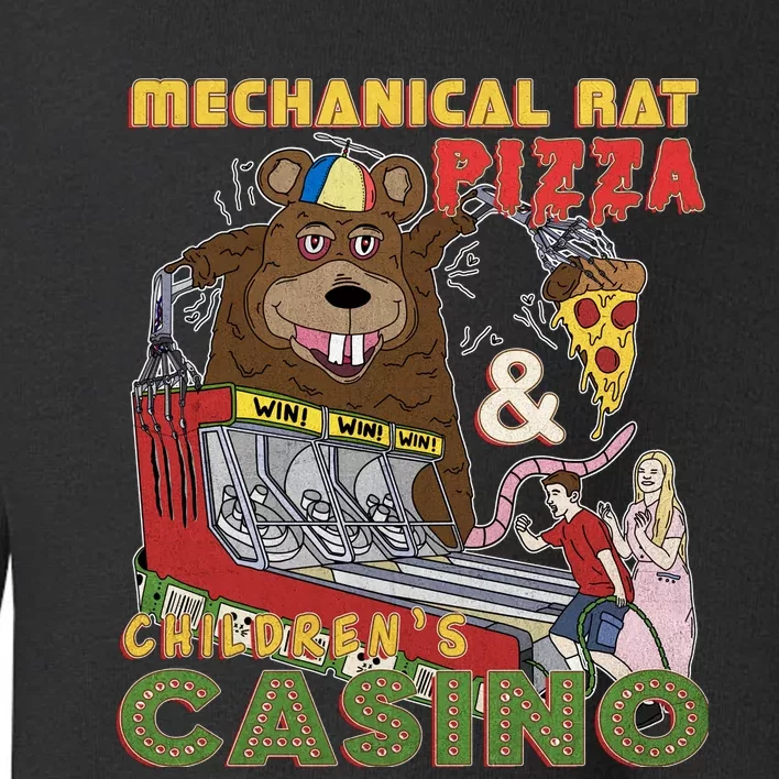 Mechanical Rat Pizza Child Casino Toddler Sweatshirt