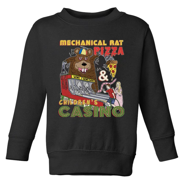 Mechanical Rat Pizza Child Casino Toddler Sweatshirt