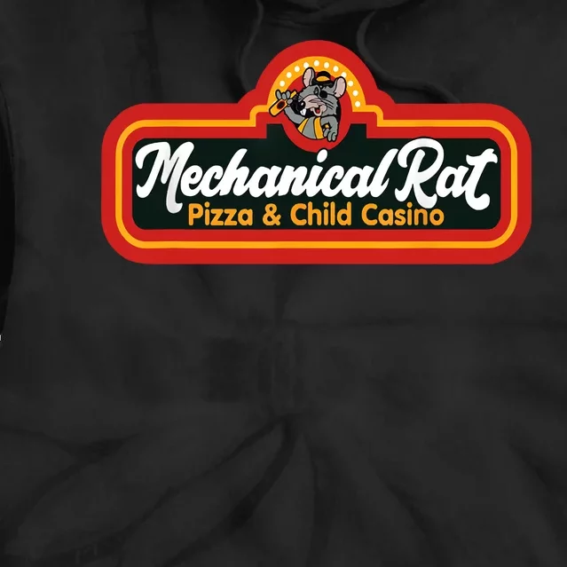 Mechanical Rat Pizza And Child Casino Tie Dye Hoodie