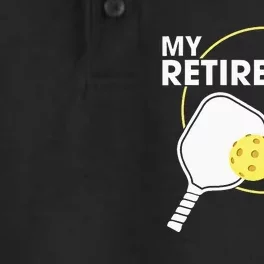 My Retirement Plan Funny Pickleball Lover Dry Zone Grid Performance Polo