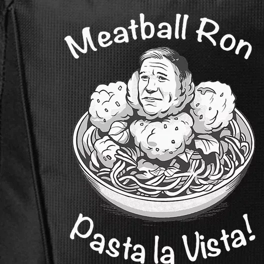 Meatball Ron Pasta la Vista Ron Desantis City Backpack