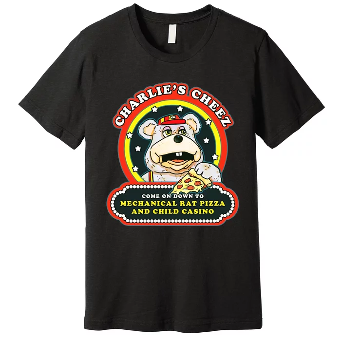 Mechanical Rat Pizza & Child Casino Premium T-Shirt