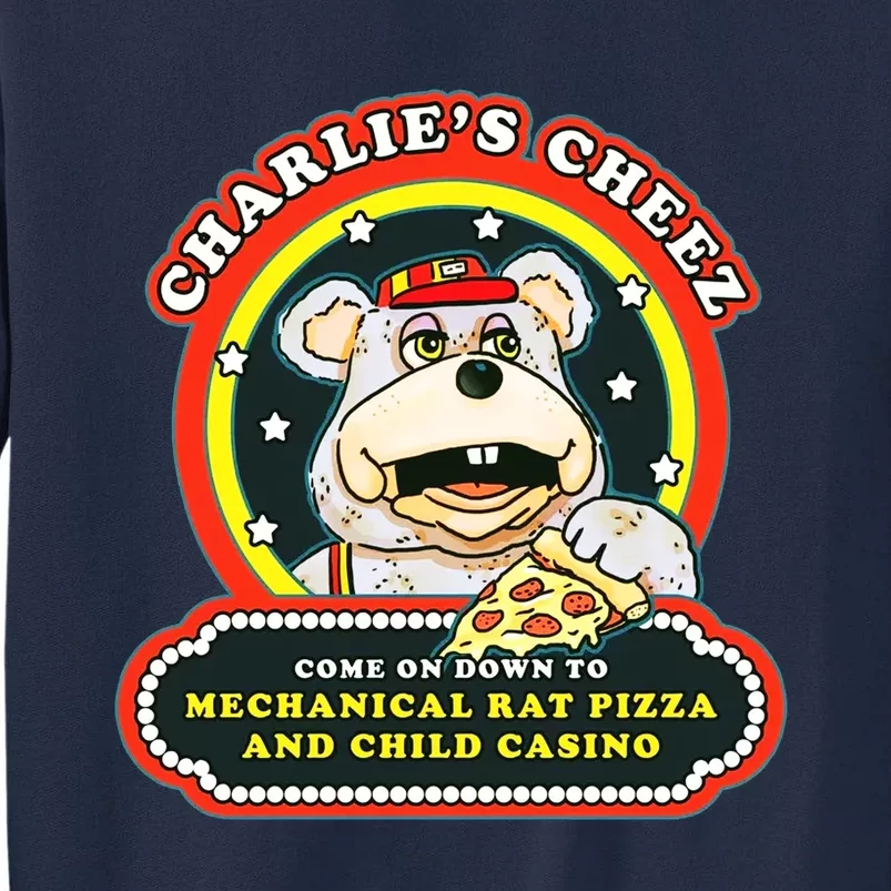 Mechanical Rat Pizza & Child Casino Tall Sweatshirt