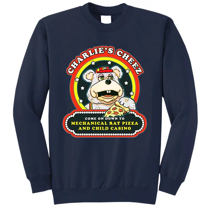 Mechanical Rat Pizza & Child Casino Tall Sweatshirt