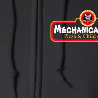 Mechanical Rat Pizza & Child Casino Full Zip Hoodie