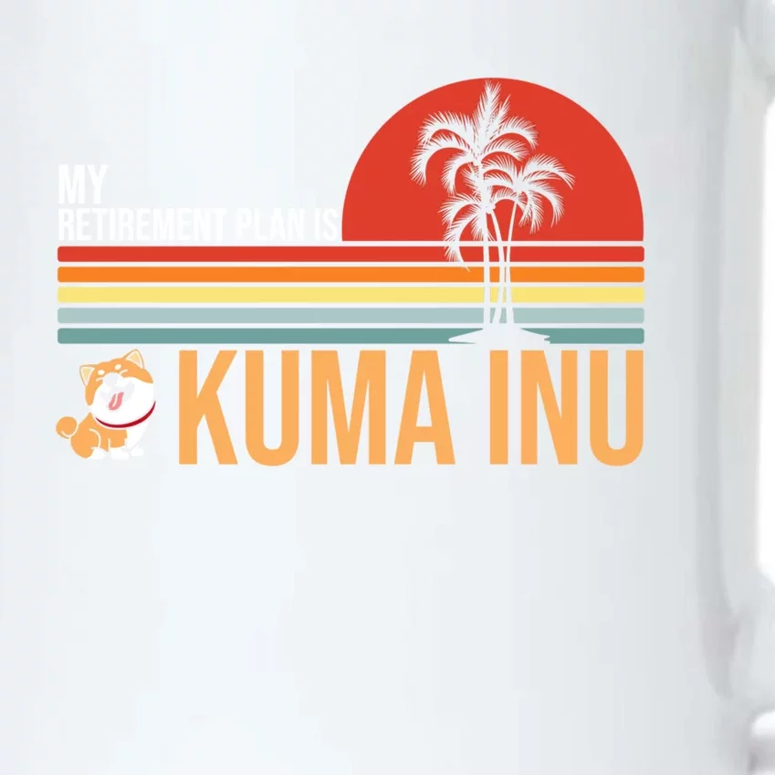 My Retiret Plan Is Kuma Inu Coin Millionaire Future Gift Black Color Changing Mug