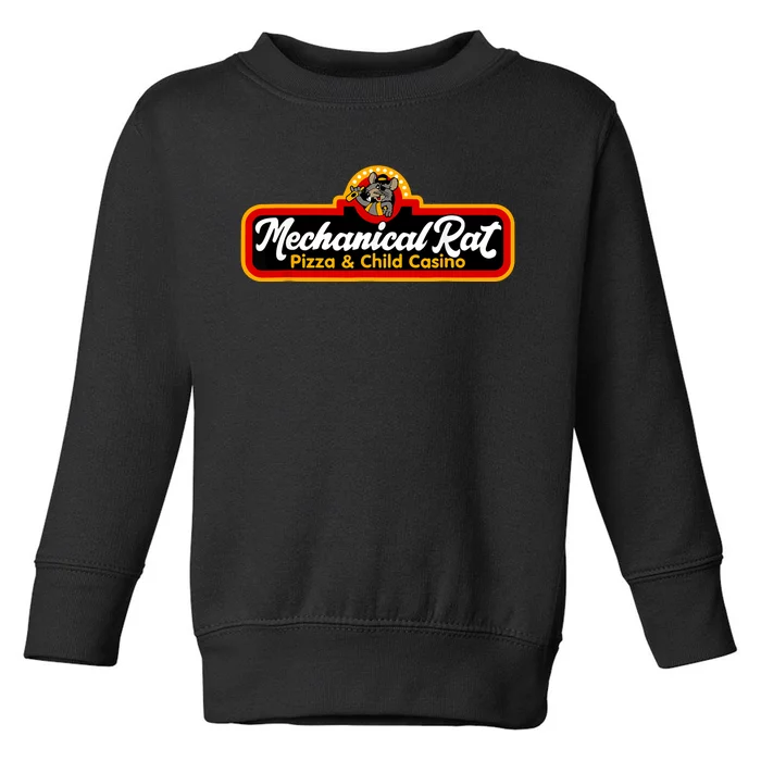 Mechanical Rat Pizza & Child Casino Toddler Sweatshirt