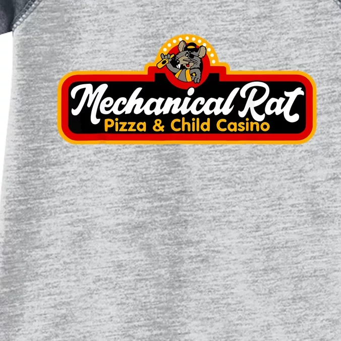 Mechanical Rat Pizza & Child Casino Infant Baby Jersey Bodysuit