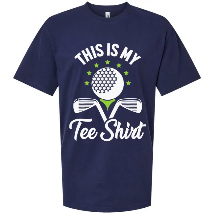 My Retirement Plan Golfer Golfing Golf Player Golf Course Sueded Cloud Jersey T-Shirt