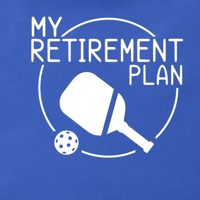 My Retirement Plan Pickleball Zip Tote Bag