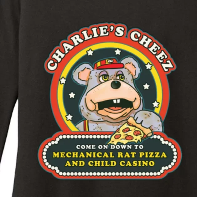 Mechanical Rat Pizza & Child Casino Womens CVC Long Sleeve Shirt