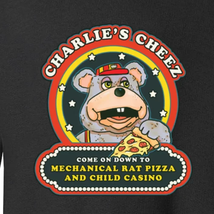 Mechanical Rat Pizza & Child Casino Toddler Sweatshirt