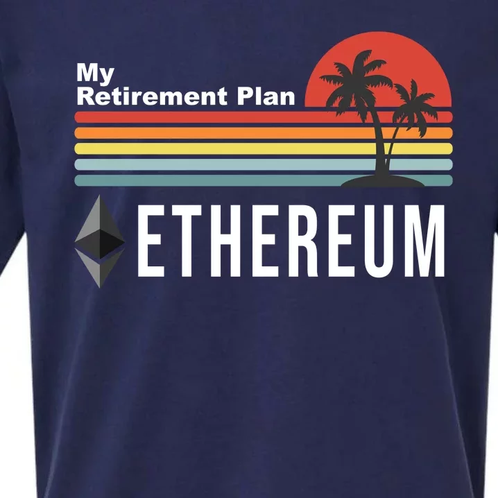 My Retirement Plan Ethereum Sunset Sueded Cloud Jersey T-Shirt