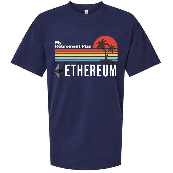 My Retirement Plan Ethereum Sunset Sueded Cloud Jersey T-Shirt