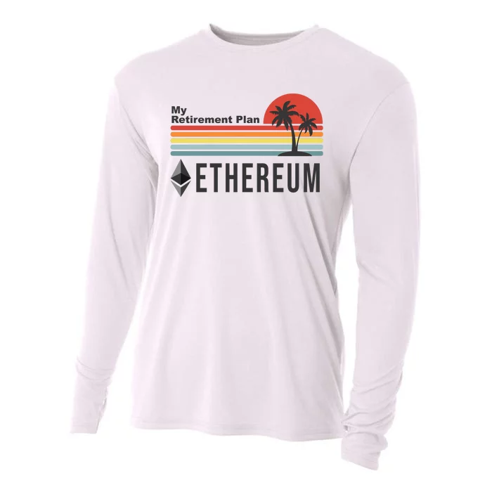 My Retirement Plan Ethereum Sunset Cooling Performance Long Sleeve Crew