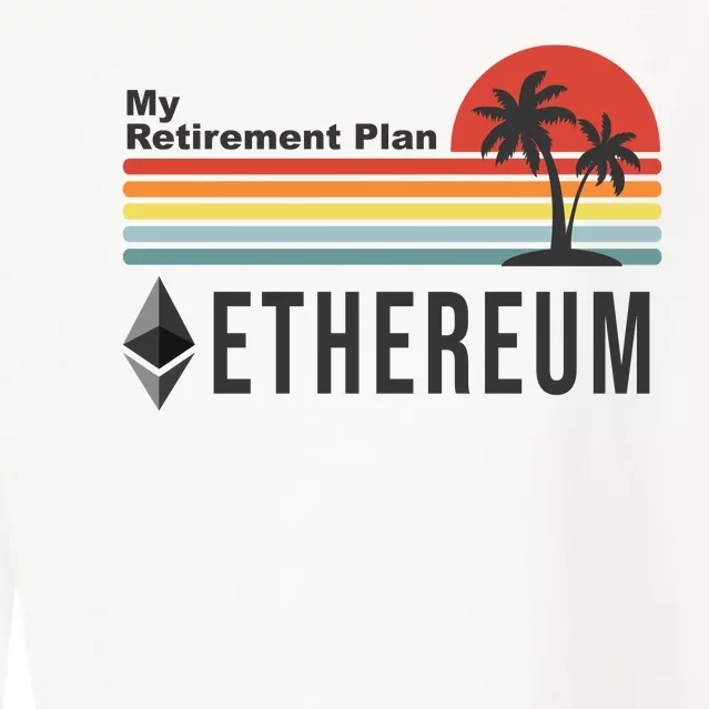 My Retirement Plan Ethereum Sunset Cropped Pullover Crew