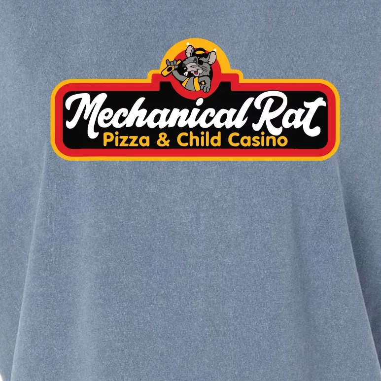 Mechanical Rat Pizza & Child Casino Garment-Dyed Women's Muscle Tee