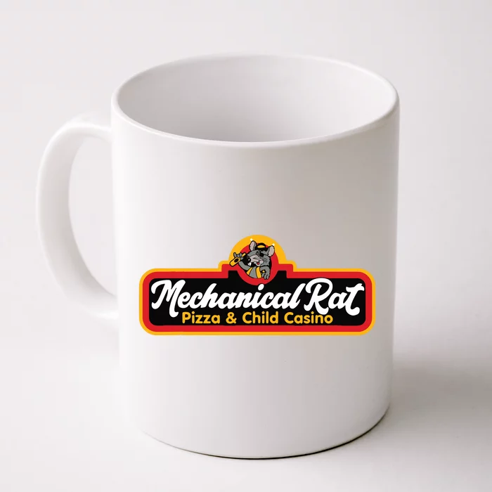 Mechanical Rat Pizza & Child Casino Front & Back Coffee Mug