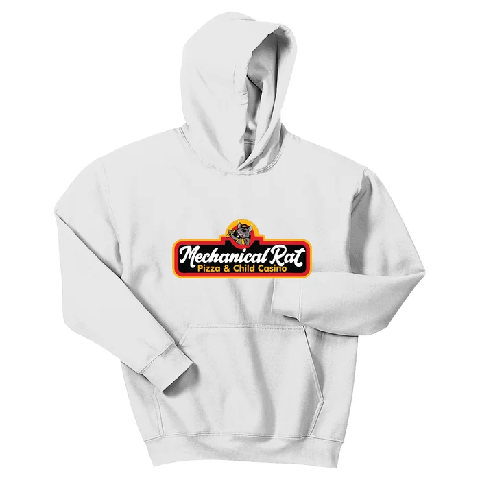 Mechanical Rat Pizza & Child Casino Kids Hoodie