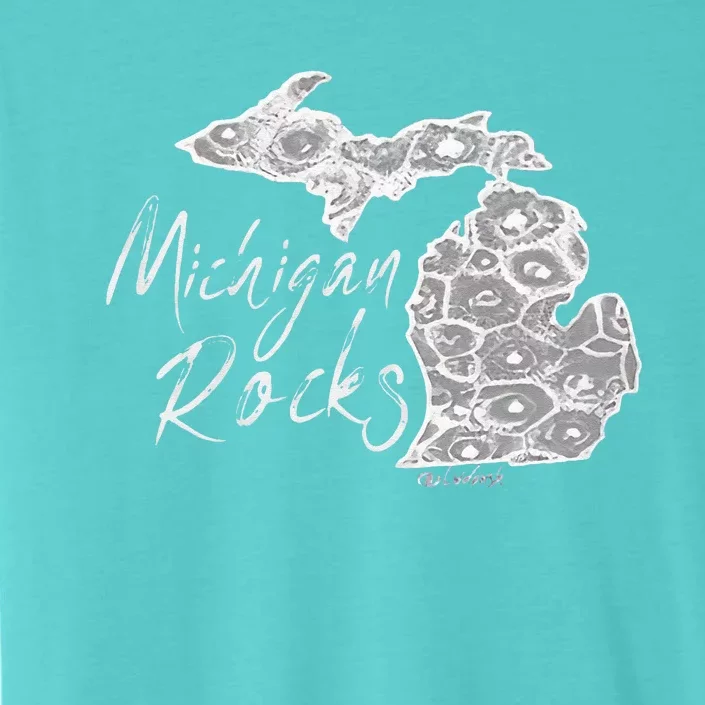 MICHIGAN ROCKS PETOSKEY STONE ChromaSoft Performance T-Shirt