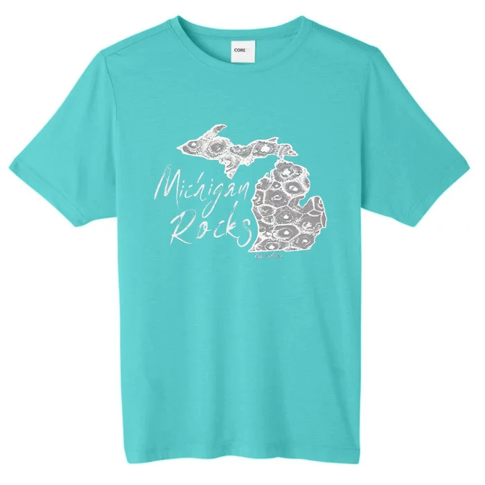 MICHIGAN ROCKS PETOSKEY STONE ChromaSoft Performance T-Shirt