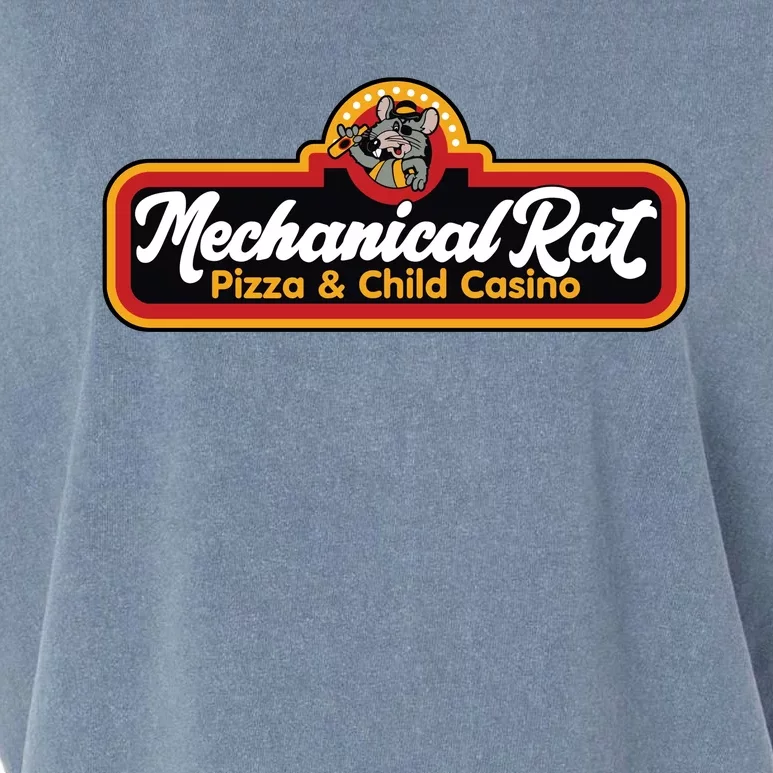 Mechanical Rat Pizza & Child Casino Garment-Dyed Women's Muscle Tee