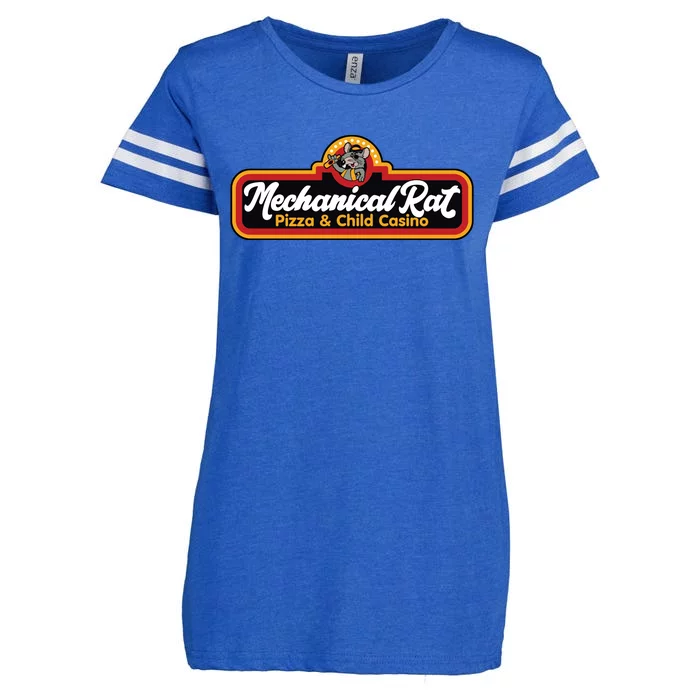 Mechanical Rat Pizza & Child Casino Enza Ladies Jersey Football T-Shirt