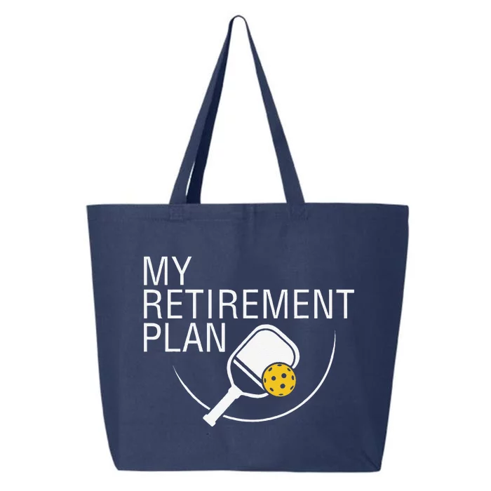 My Retirement Plan Funny Pickleball 25L Jumbo Tote