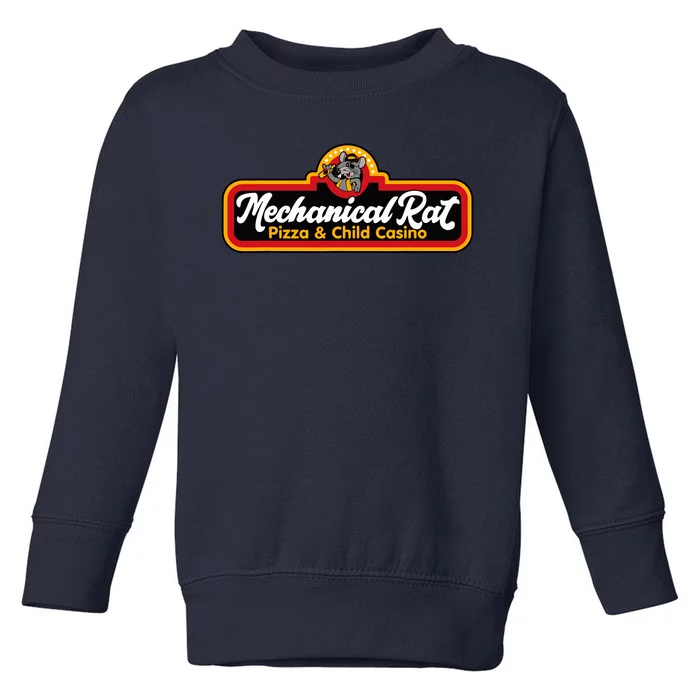 Mechanical Rat Pizza & Child Casino Toddler Sweatshirt