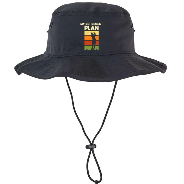 My Retirement Plan Retired Retiree Golf Pension Golfer Legacy Cool Fit Booney Bucket Hat