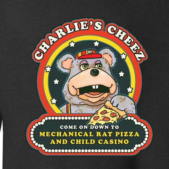 Mechanical Rat Pizza & Child Casino Toddler Sweatshirt