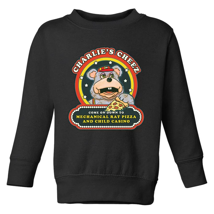 Mechanical Rat Pizza & Child Casino Toddler Sweatshirt