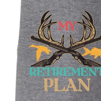 My Retiret Plan Deer Hunting Forest Hunter Gift Doggie 3-End Fleece Hoodie