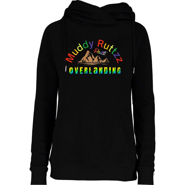 Muddy Ruttzz Pride Womens Funnel Neck Pullover Hood