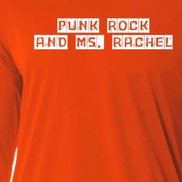 Ms. Rachel Punk Rock And Ms. Rachel Funny Ms Rachel Cooling Performance Long Sleeve Crew