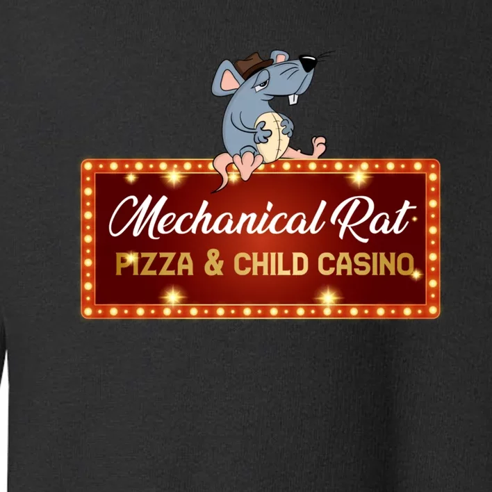 Mechanical Rat Pizza & Child Casino Toddler Sweatshirt