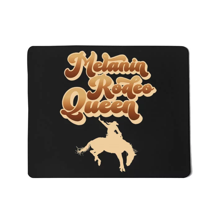 Melanin Rodeo Queen African American Southern Mousepad