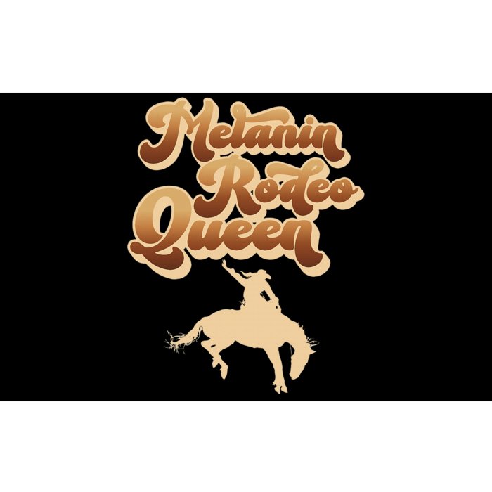 Melanin Rodeo Queen African American Southern Cowgirl Bumper Sticker