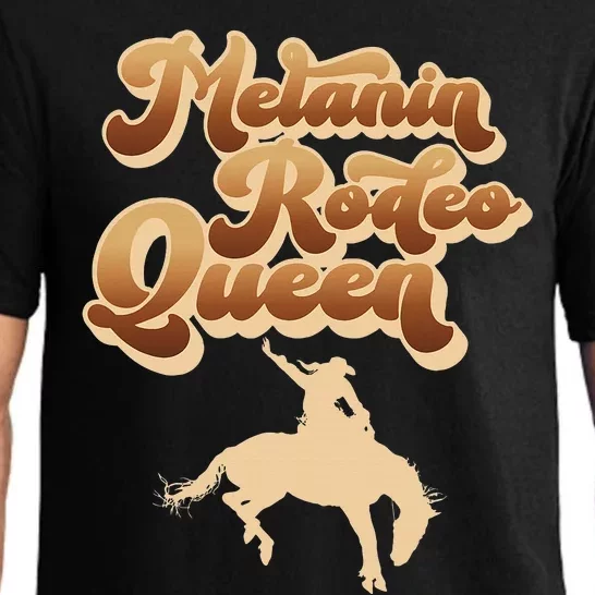 Melanin Rodeo Queen African American Southern Cowgirl Pajama Set