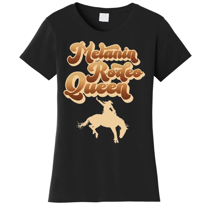 Melanin Rodeo Queen African American Southern Cowgirl Women's T-Shirt