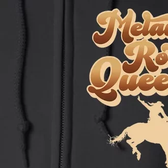 Melanin Rodeo Queen African American Southern Cowgirl Full Zip Hoodie