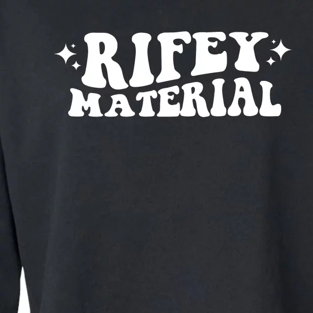 Matt Rife Rifey Material Cropped Pullover Crew