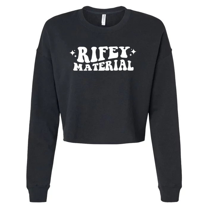 Matt Rife Rifey Material Cropped Pullover Crew