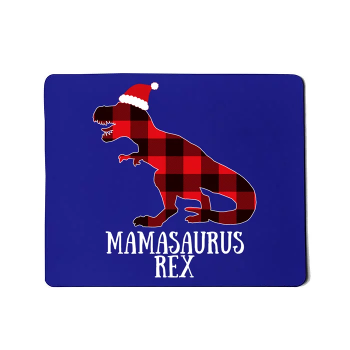 Mamasaurus Rex Red Check Trex Christmas Merch Great Gift Mousepad