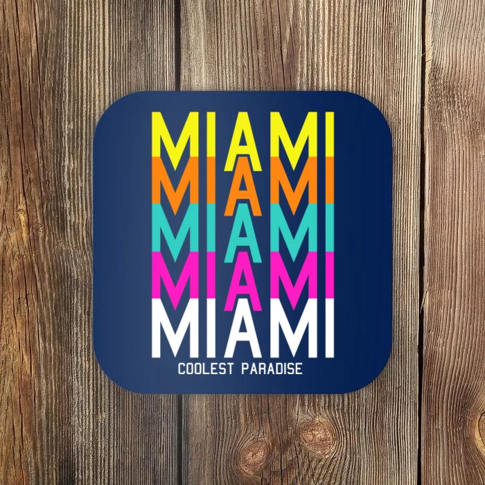 Miami Retro Repeat Coaster