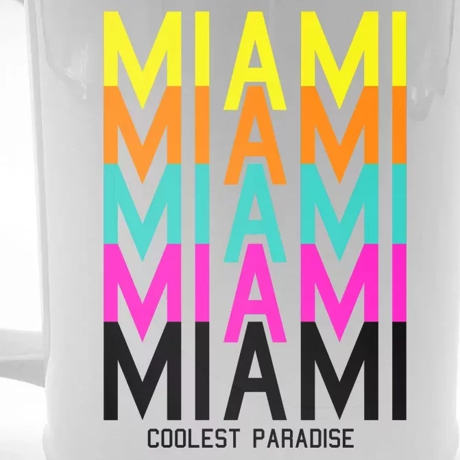 Miami Retro Repeat Front & Back Beer Stein