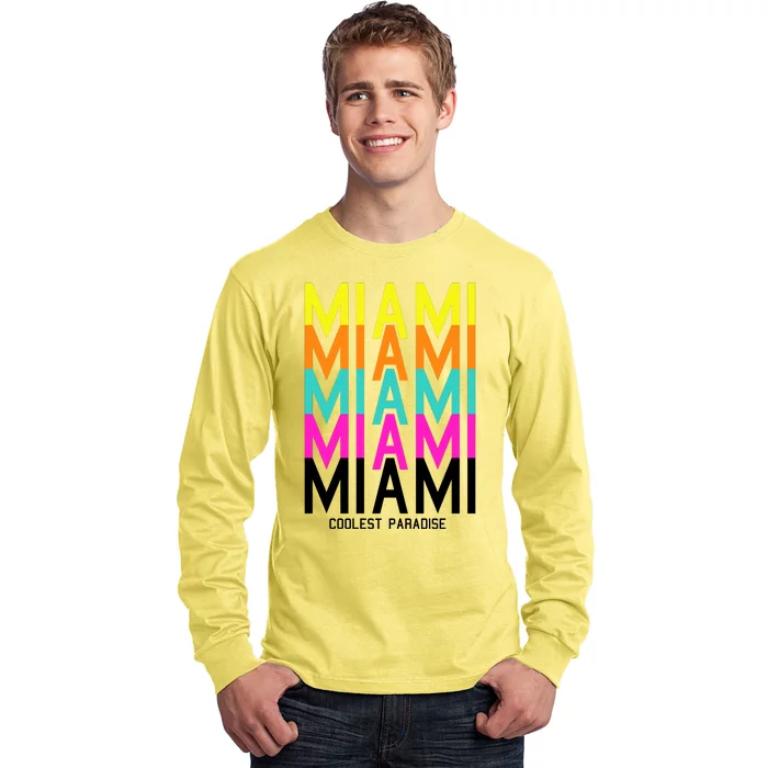 Miami Retro Repeat Long Sleeve Shirt